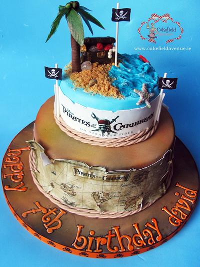 Pirates of Caribbean Cake - Cake by Agatha Rogowska ( Cakefield Avenue)