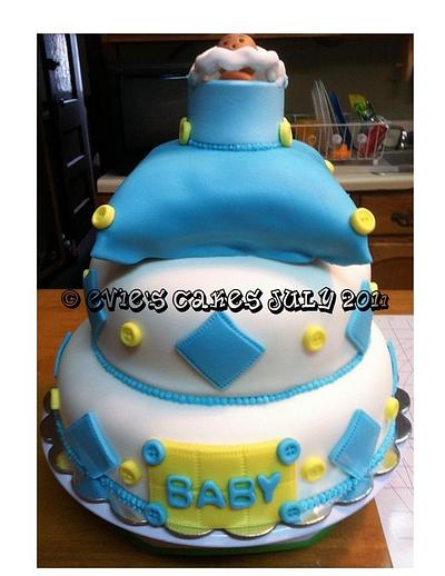 Baby Shower Cake - Cake by BlueFairyConfections