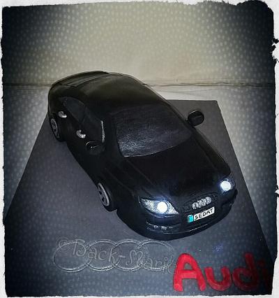 My (own version and not realy existing😂) Audi Cake  - Cake by Back-Marie 