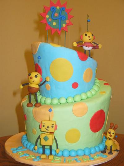 Rolie Polie Olie - Cake by Lacey Deloli