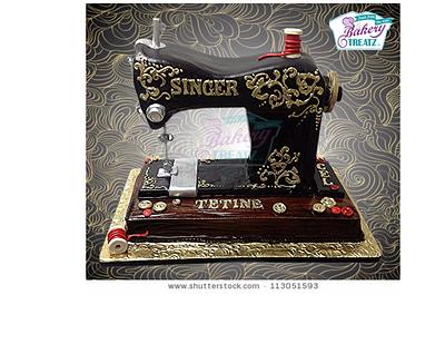 Vintage sewing machine  - Cake by MsTreatz