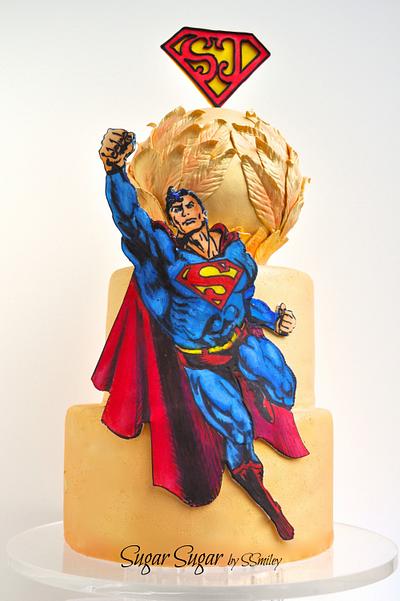 Superjosh Collaboration - Superman - Cake by Sandra Smiley