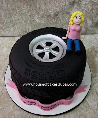 Tire cake - Cake by The House of Cakes Dubai