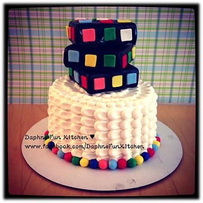 Rubic's cube cake - Cake by DaphneHo