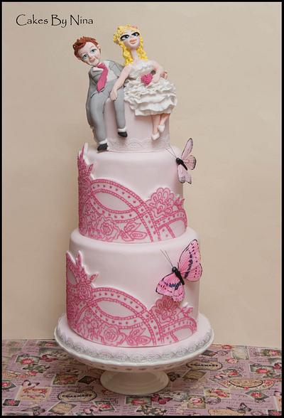Pink In Love - Cake by Cakes by Nina Camberley