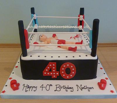 Boxing Ring Cake - Cake by Caketastic Creations