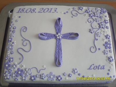 christening cake - Cake by irena11