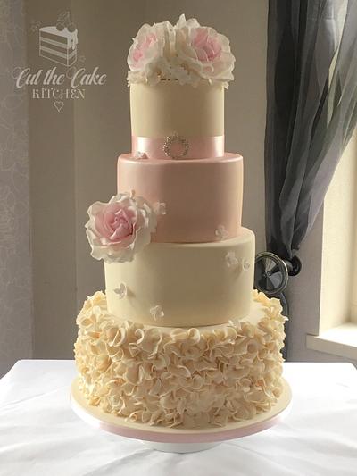 Pink Wedding Cake - Cake by Emma Lake - Cut The Cake Kitchen