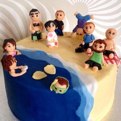 Beach time - Cake by Dasa