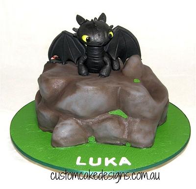 How To Train Your Dragon Cake - Cake by Custom Cake Designs