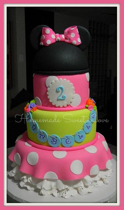 Minnie Birthday Cake - Cake by  Brenda Lee Rivera 
