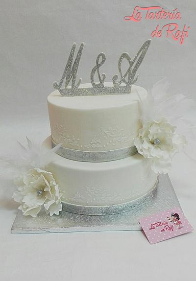 White wedding cake - Cake by Rafaela Carrasco (La Tartería de Rafi)