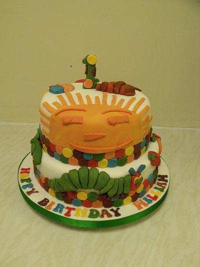 the hungry caterpillar cake - Cake by zoe