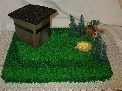 Shoothouse Deer hunting - Cake by DoobieAlexander
