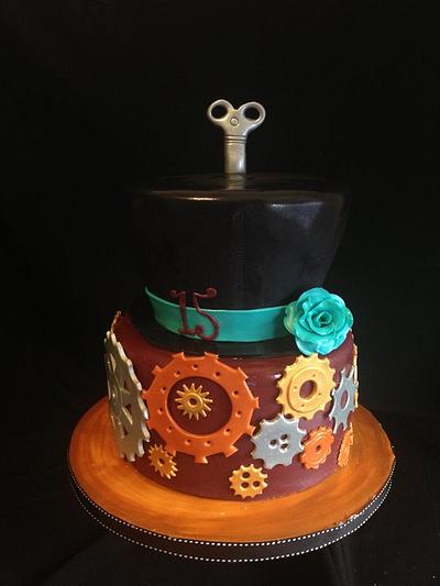 Steam Punk Gears & Hat - Cake by Elizabeth