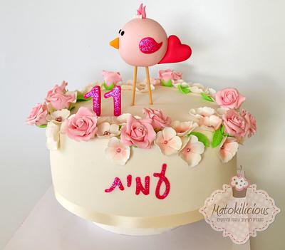 Pink Blossom cake - Cake by Matokilicious