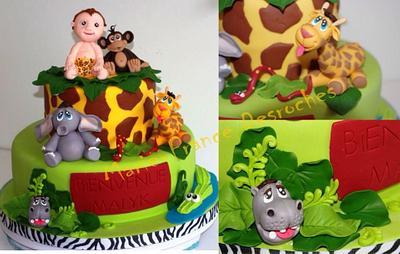 Jungle animal cake - Cake by Marie-France