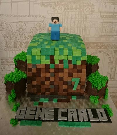 Minecraft cake - Cake by Claribel 