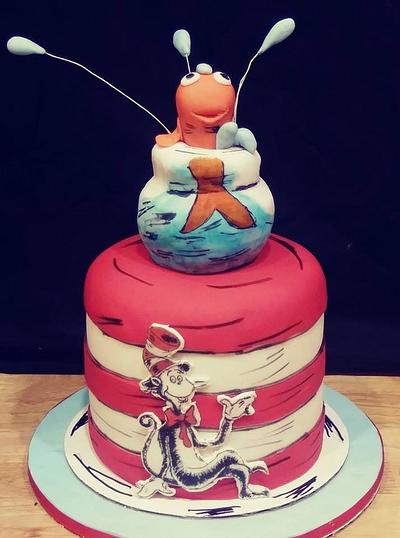 Cat in the Hat Cake - Cake by Tiffany DuMoulin