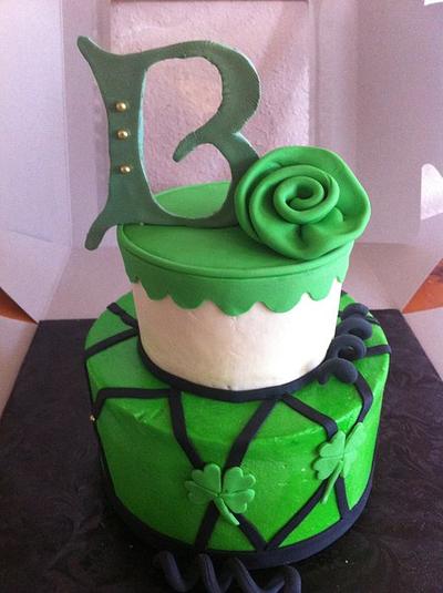 St. Patty's day birthday cake - Cake by Rebecca Litterell