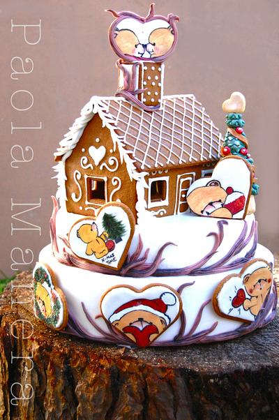 home sweet gingerbread home - Cake by Paola Manera- Penny Sue