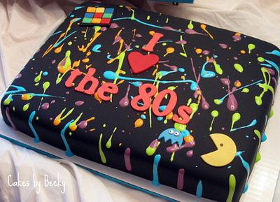 80's Themed Birthday Cakes - Cake by Becky Pendergraft