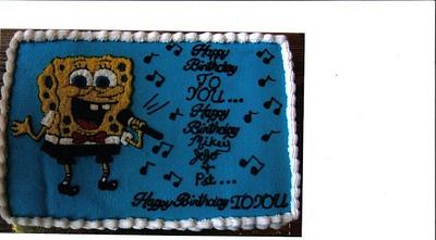 Singing spongebob - Cake by CC's Creative Cakes and more...