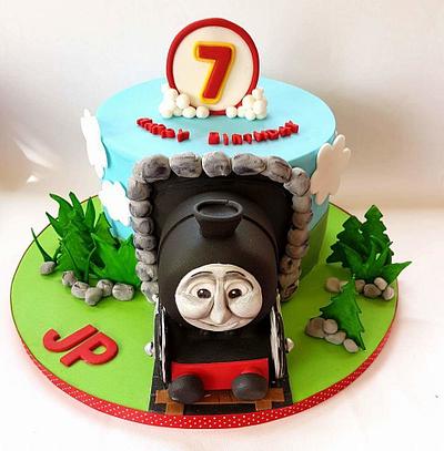 Thomas the Tank Engine Cake - Cake by Cakes Glorious Cakes