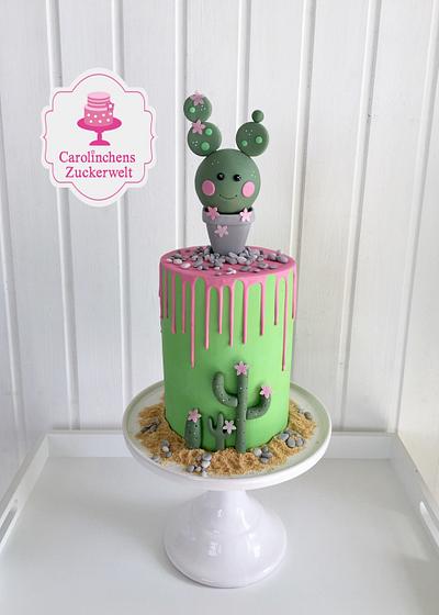 🌵 Cactus Dripcake 🌵 - Cake by Carolinchens Zuckerwelt 
