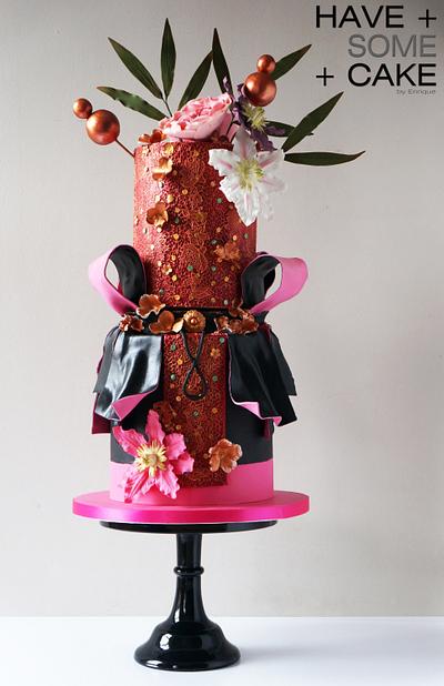 Wedding Cakes Inspired by Fashion A Worldwide Collaboration - Cake by EnriqueHaveCake