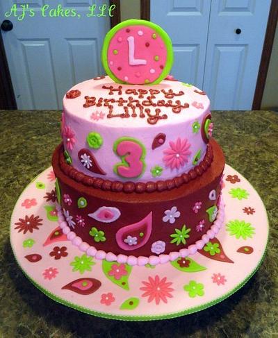 Pink Paisley Cake - Cake by Amanda Reinsbach