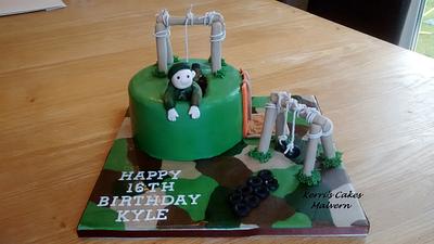 Army Assault Course x - Cake by Kerri's Cakes