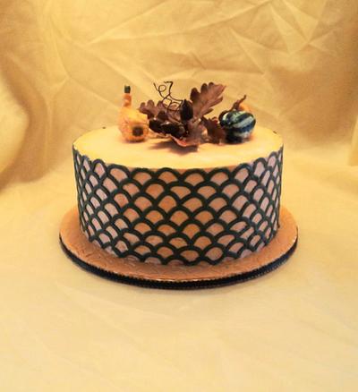 Thanksgiving/Birthday cake - Cake by Goreti