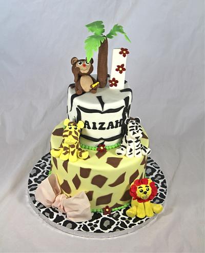 Jungle theme - Cake by soods