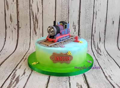 Thomas the tank engine ;) - Cake by Magda's Cakes (Magda Pietkiewicz)