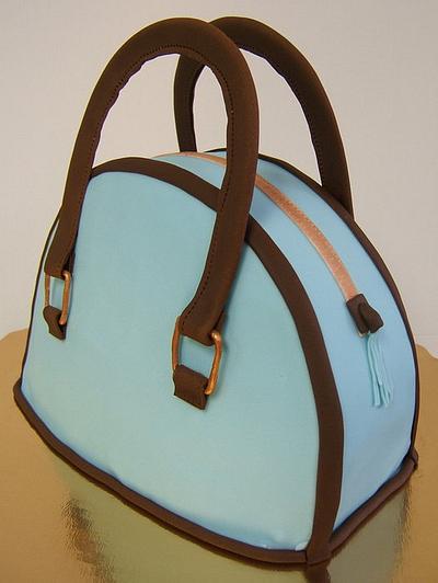 Blue purse - Cake by patisserie42