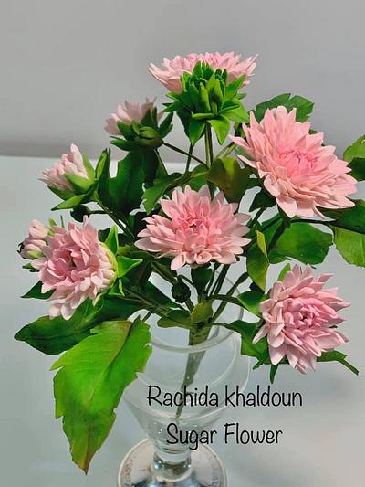 Flower arrangement  - Cake by Rachida sugar flower 
