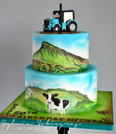 Farmer`s 50 th Birthday Cake - Cake by Sylwia Sobiegraj The Cake Designer