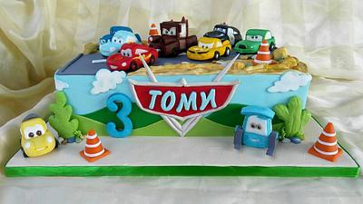 Cars for Tommy - Cake by Dari Karafizieva