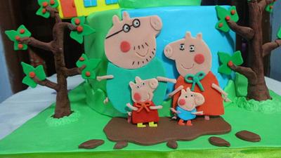 cake peppa pig - Cake by Miss Dolce Cakes
