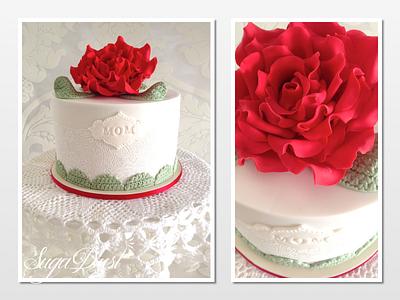 Lace & Crochet Cake - Cake by Mary @ SugaDust