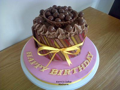Chocolately treat!  - Cake by Kerri's Cakes