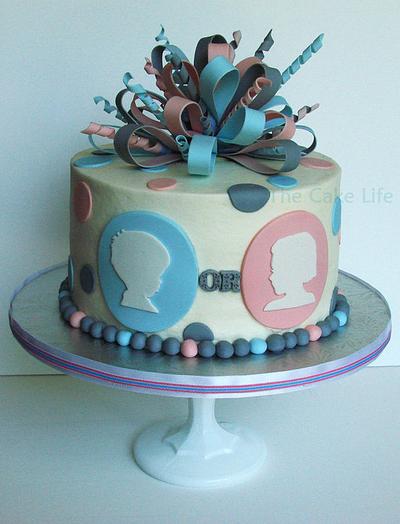 gender reveal cake - Cake by The Cake Life