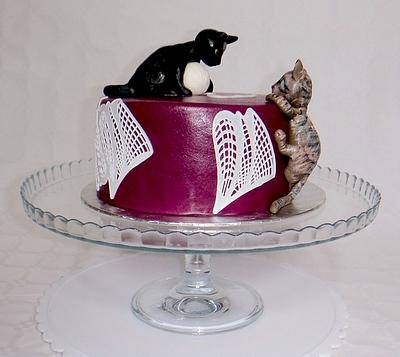 Playing Cats Cake - Cake by Petra Boruvkova