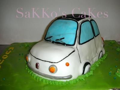 OLD FIAT 500 Cake - Cake by Sakko