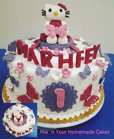 Hello Kitty Themed Cake - Cake by M Cakes by Normie