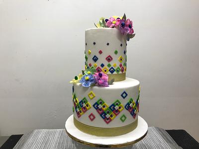 Pastel de boda mexicano #poramoraméxico2017 - Cake by Coco Mendez