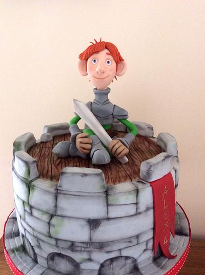 Justin and the Knights of Valour - Cake by Zoe Smith Bluebird-cakes