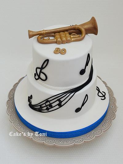 Jubilee Trumpet Cake - Cake by Cakes by Toni