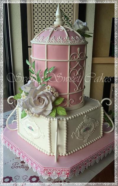  Birdcage wedding cake - Cake by Sveta